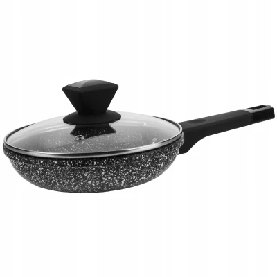 Elitehoff E-7030 Pánev s poklicí mramorový povrch 24 cm