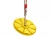 Verk 01534 Dětská houpačka disk průměr 27 cm žlutá