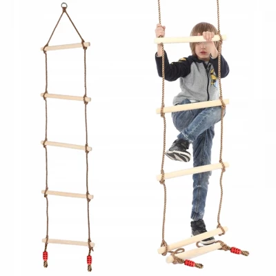 Verk 01536 Drevený povrazový rebrík 185 cm