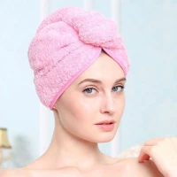 GFT Rychleschnoucí turban na hlavu růžový