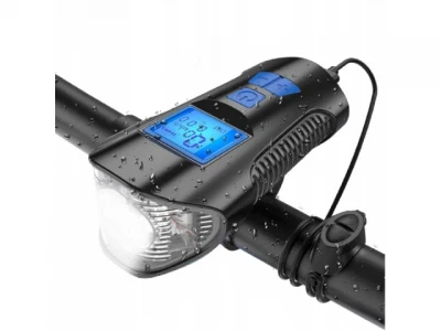 Falcon Vodeodolné LED svetlo na bicykel USB