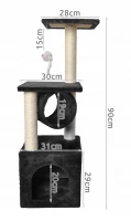 Malatec 9481 Škrabadlo 90 cm čierne