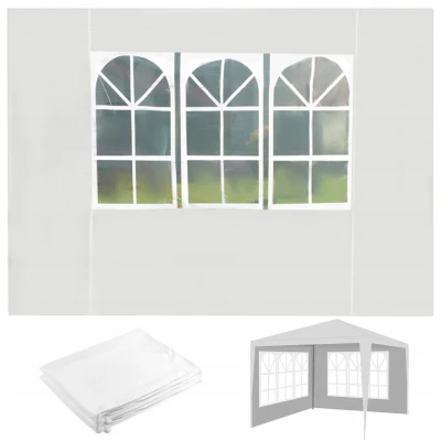 Malatec 12911 Bočnice pre stany 3 x 3 m s oknami biela