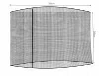 Malatec Moskytiéra na záhradný slnečník 260 x 350 cm