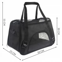 ISO 15672 Přepravní taška pro zvířata černá