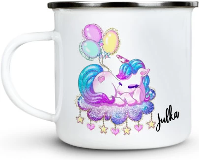 Detský plecháčik s menom Julka 300ml
