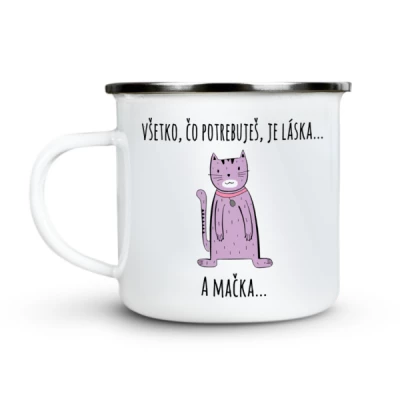 Plecháčik Čo potrebuješ je láska. A Mačka. 300ml