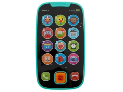KIK Dětský vzdělávací smartphone modrý