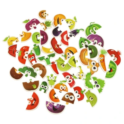 KIK Puzzle v plechové krabičce ovoce/zelenina 25 dílků
