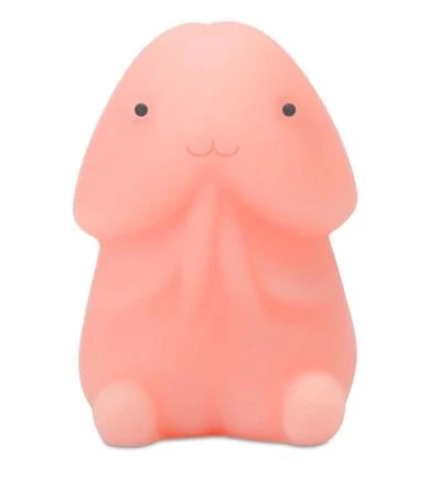 KIK KX7656 Squishy mini antistresová hračka růžový králík