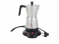 Verk 07068 Elektrická Moka konvice 6 - 300 ml stříbrná