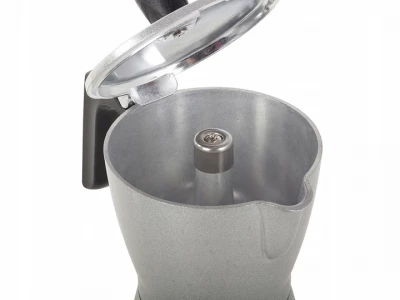 Verk 07068 Elektrická Moka konvice 6 - 300 ml stříbrná