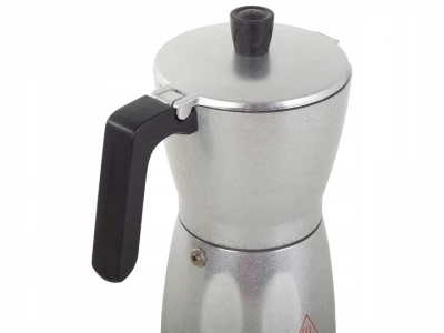 Verk 07068 Elektrická Moka konvice 6 - 300 ml stříbrná