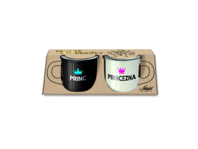 Párové mini hrníčky NPI 003 Princ / Princezna