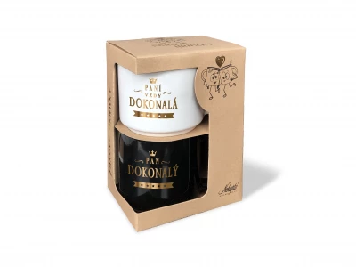 Párové hrnčeky POJ 001 Pán dokonalý / Pani dokonalá