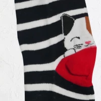 GFT Veselé kočičí ponožky - černé