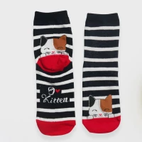 GFT Veselé kočičí ponožky - černé