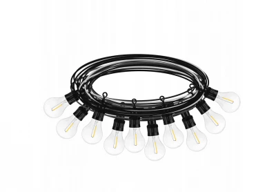 ISO LED venkovní dekorační řetěz girlanda 5m 24V IP44