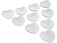 ISO Polystyrenové srdce 8 cm 10 ks