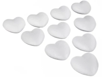 ISO Polystyrenové srdce 8 cm 10 ks