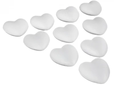 ISO Polystyrenové srdce 8 cm 10 ks