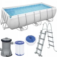 Bestway 56441 Bazén Power Steel Frame 4,04 x 2,01 x 1 m s příslušenstvím
