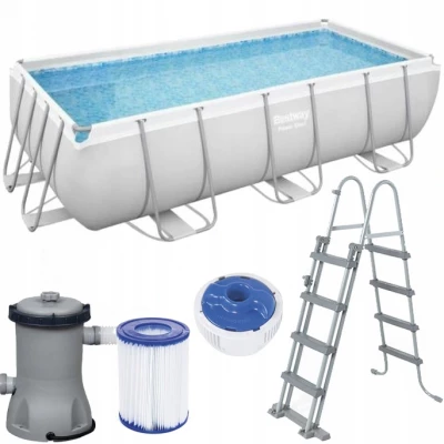 Bestway 56441 Bazén Power Steel Frame 4,04 x 2,01 x 1 m s příslušenstvím