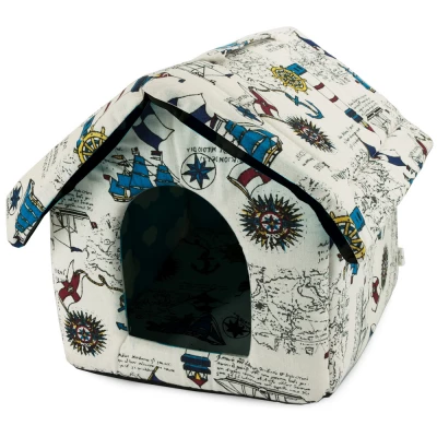 Verk 19004 Domček pre psa, mačku 33x29x33 cm biely