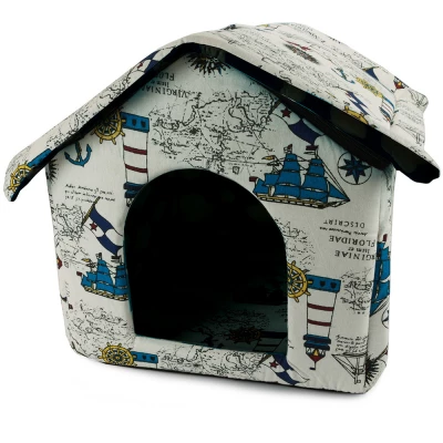 Verk 19004 Domeček pro psa, kočku 41x38x43 cm bílý