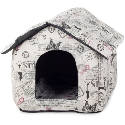 Verk 19004 Domeček pro psa, kočku 37x35x41 cm béžový