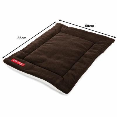 Verk 19006 Polštář pro psa 50 x 35 x 2 cm tmavě hnědý