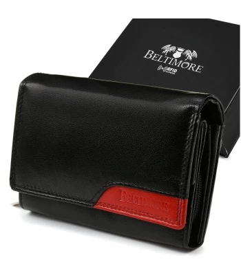 Beltimore 036 Dámská kožená peněženka RFiD černá