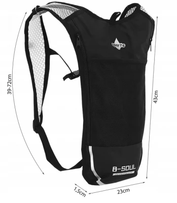 Trizand 17382 Ultraľahký športový batoh čierny