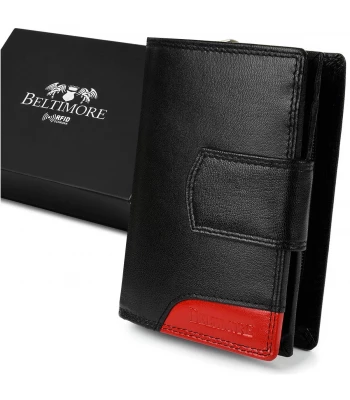 Beltimore 039 Dámská kožená peněženka RFiD černá