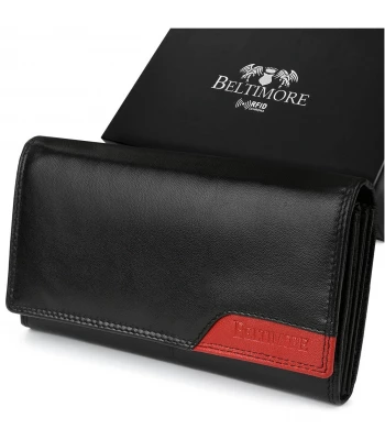 Beltimore 043 Dámská kožená peněženka RFiD černá