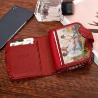 Alessandro Paoli Z15 Dámská kožená peněženka červená