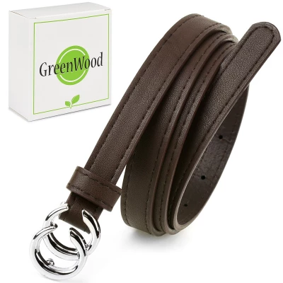 Greenwood C96 Dámský kožený opasek 115 cm hnědý