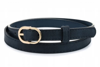 Greenwood C40 Dámský kožený opasek 110 cm tmavě modrý