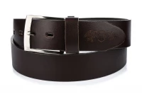 Beltimore E05 Pánský kožený opasek 145 cm tmavě hnědý