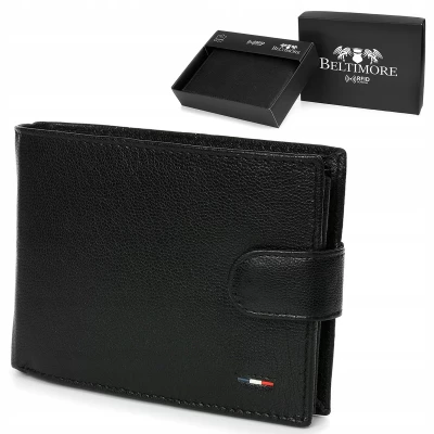 Beltimore D43 Pánská kožená peněženka RFiD černá
