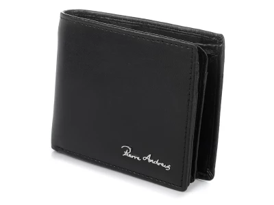 Pierre Andreus W68 Pánská kožená peněženka RFiD černá