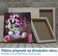 GFT Diamantové malování s rámem - květina 