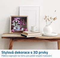 GFT Diamantové malování s rámem - květina 