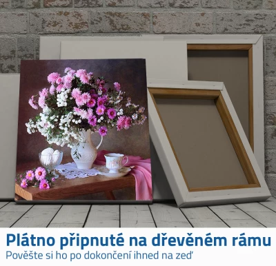 GFT Diamantové malování s rámem - květina 