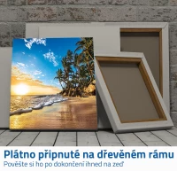 GFT Diamantové malování s rámem - pláž 