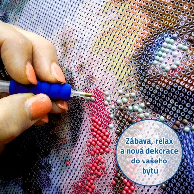 GFT Diamantové malování s rámem - pláž 