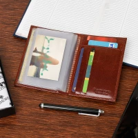 Beltimore G95 Kožené pouzdro na doklady, karty a vizitky hnědé