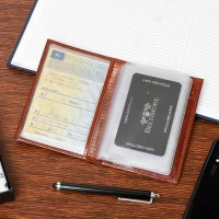 Beltimore G95 Kožené pouzdro na doklady, karty a vizitky hnědé