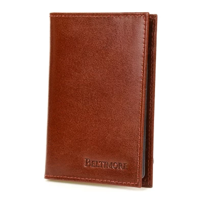 Beltimore G95 Kožené pouzdro na doklady, karty a vizitky hnědé