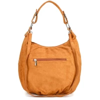 Vera Pelle K51 Dámská semišová kabelka camel